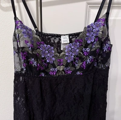 Sexy camisón Hanky Panky Babydoll de encaje negro para mujer talla L Foto 1 de 4