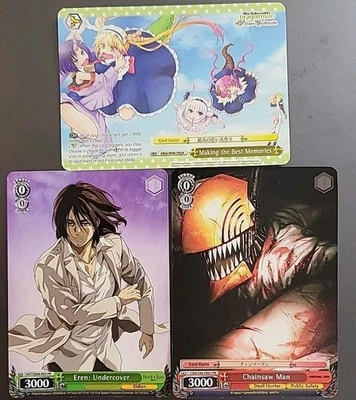 Weiss Schwarz Chainsaw Man/Dragon Maid/Eren Anime Expo English - AX2022 - Image 1 of 4