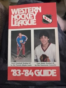 Vintage Western Hockey League Media Guide 1983-84 Season CHL NHL RARE Program - Picture 1 of 2