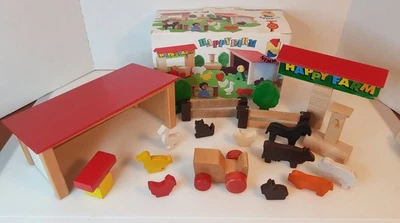 Nemmer Happy Farm Wooden Building Blocks Toy Set - Image 1 of 4