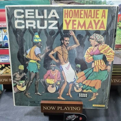Celia Cruz ‎– Homenaje A Yemaya- Latin, Guaracha, Mambo, Afro-Cuban, 1970s  - Image 1 of 4