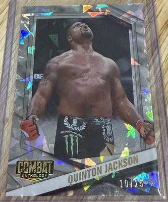 2025 Panini Combat Anthology #2 Quinton "Rampage" Jackson Cracked Ice 10/25 - Image 1 of 2