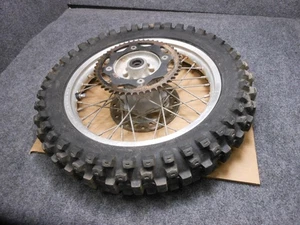 1997 1996 - 2007 Honda CR80R CR80 CR 80 14'' Rear Wheel Tire Rim Hub Assembly - Picture 1 of 14
