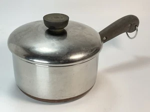 Revere Ware 1801 - 6 1/4" Copper Bottom Sauce Pan w/Lid - Picture 1 of 8