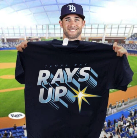 Tampa Bay Rays UP Baseball Team T-Shirt Gift For Fans All Size S-3XL Black Cover