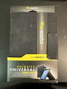 SOLO VELOCITY UNIVERSAL TABLET CASE *BLACK* - Picture 1 of 2
