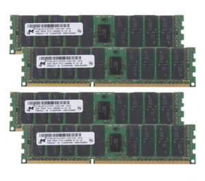 Micron Kits 4X 4GB DDR3 2RX4 PC3-10600R 1333MHz ECC Reg-DIMM Server RAM Memory ! - Picture 1 of 6