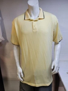 Canyon Creek golf polo yellow lightweight shirt size l / we2957 R1 t30 - Picture 1 of 4