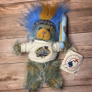 World Series 100th Anniversary Plush Teddy Bear MLB Sports Baseball 2003 - Picture 1 of 5