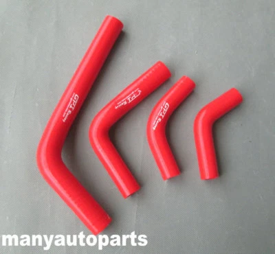 Honda CRF250 CRF250X CRF250R Silicone Radiator Hose 04-09 04 05 06 07 08 09 Red - Imagem 1 de 4