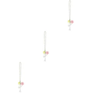 3 PCS Kreativer Blütenschlüsselkette Handyanhänger Zum Aufhängen - Zdjęcie 1 z 12