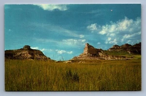 Postcard Vtg Nebraska Mitchell Pass Scotts Bluff National Monument North Platte - Picture 1 of 2