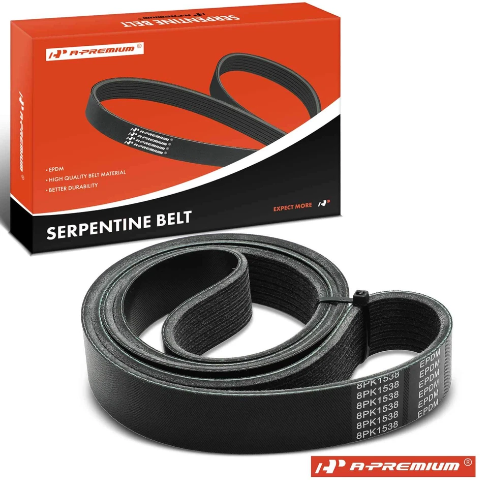 Cinto serpentina A-Premium 60,59 pol para Ford Freightliner International Harvester - Imagem 1 de 4