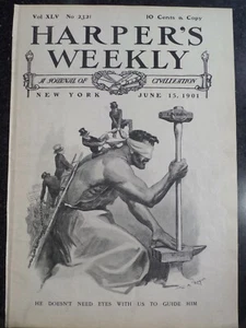 US Steel Workers Strike Labor vs Capital Amalgamated Association Harper's 1901 - Picture 1 of 1
