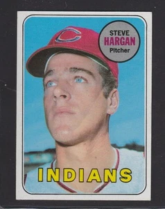 1969 TOPPS BASEBALL # 348 STEVE HARGAN EX-MT+ INV 1570 - Picture 1 of 2