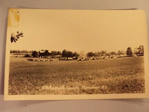 1940 Military Camp Wakeoiah Nanaimo British Columbia Canada Vintage Post Card - Picture 1 of 2