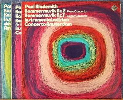 Various Artists. Hindemith (Kammermusik 1-7). Tel SAT 22527/22539/22544 (3). NM - Image 1 of 4