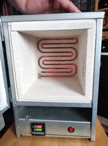 Forno elettrico grande camera 950C argilla, ceramica, metallo, vetro - Foto 1 di 6