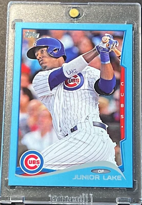 2014 TOPPS - BLUE BORDER - JUNIOR LAKE #10 (SP) MINT! CUBS! - Image 1 of 2