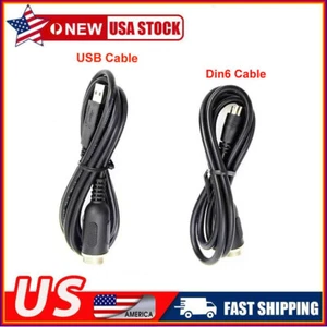 TH8A Connection Din6-USB Cable For Thrustmaster Adaptation Fit TSSH TSSH+ USA - Zdjęcie 1 z 9