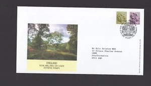 RARE!  2015 ENGLAND  £1 £1.33 REGIONALS FDC  addressed to ERIC BRISTOW MBE DARTS - Picture 1 of 1