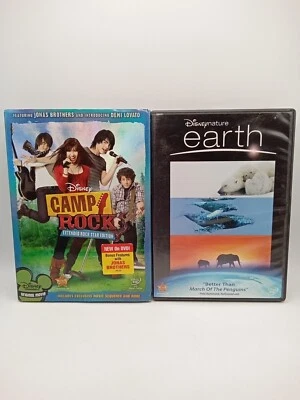 Disney CAMP ROCK & Disneynature EARTH 2-DVD Bundle Used - Image 1 of 3
