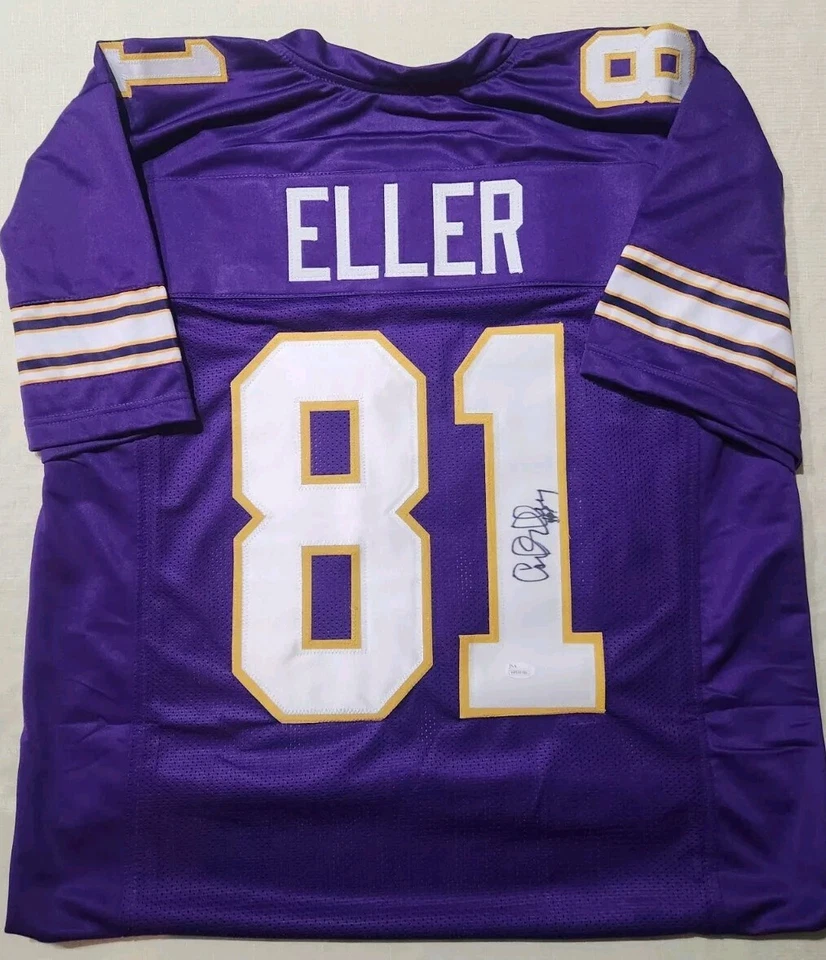 Carl Eller signed custom Jersey autograph  JSA size XL CERTIFIED - Image 1 of 1