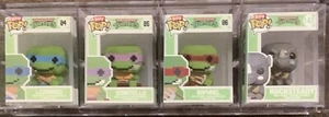 FUNKO BITTY POP! TEENAGE MUTANT NINJA TURTLES LOT OF 4 MINI VINYL FIGURES TMNT - Picture 1 of 2