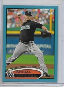 2012 Topps Anibal Sanchez Blue Border Parallel Card - Picture 1 of 1