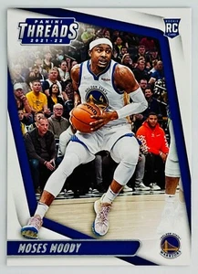 2021-22 Chronicles Threads Moses Moody Rookie RC #85 - Picture 1 of 3