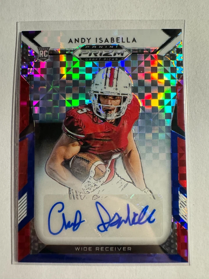 K196,297 - 2019 Panini Prizm Draft Auto Prizms RW&B #280 Andy Isabella #/99 - Image 1 of 1