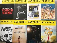Broadway Playbills (9) 2018 - Band's Visit, Carousel, Lifespan, Torch Song + 4