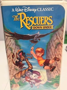 A Walt Disney Classic The Rescuers Down Under, Black Diamond Edition VHS 1142 - Picture 1 of 3