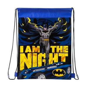 Batman Drawstring Bag Pull String P.E. Gym School Swimming Sport Bag - Picture 1 of 4