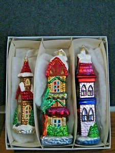 Christopher Radko Ornament - Sugar Hill II limitierte Ausgabe Set - Bild 1 von 8