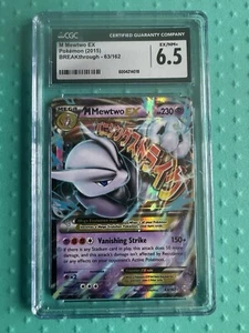 CGC 6.5 M Mewtwo EX 2015 BREAKthrough 63/162 Holo Pokemon Card - Picture 1 of 2