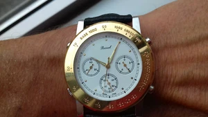 Bassel CHRONOGRAPH 10/558 SWISS MADE VINTAGE NOS MONTRE WATCH UHR 90's RELOJ - Imagen 1 de 12