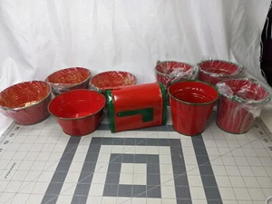 Lote de decoración de maceta de cubo de metal Pacific Rim - Imagen 1 de 21