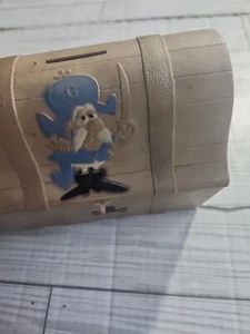 Vintage 1960s Captain Crunch Plastic Treasure Chest Bank Missing Latch And Lock - Picture 1 of 15