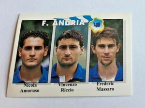 CALCIO FLASH 95 EUROFLASH Figurina n°365 AMORUSO-RICCIO-MASSARA F.ANDRIA NEW - Picture 1 of 1