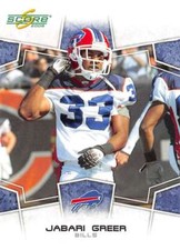 2008 Score Football Pick Your Card Complete Your Set