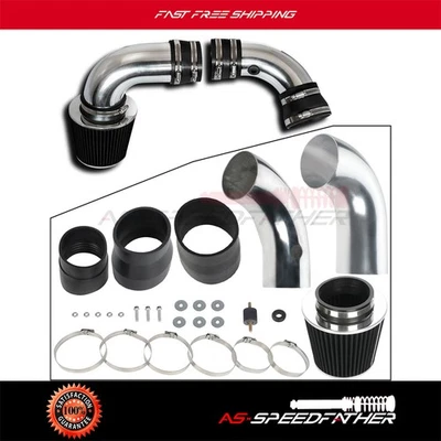 Black Cold Air Intake System for Chevrolet Blazer 4.3L 1996-2005 Filter Foto 1 de 4