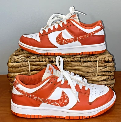 Nike Dunk Low Naranja Paisley Mujer Zapatillas Talla US 7.5 DH4401-103 Foto 1 de 4