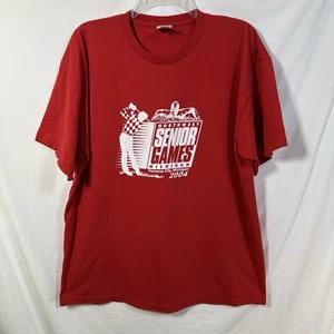 Vintage Northwest Senior Games Traverse City Michigan 2004 XL T-Shirt Y2K Tee - Picture 1 of 9