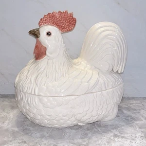 Fitz and Floyd vintage Rooster Soup Tureen - Picture 1 of 7