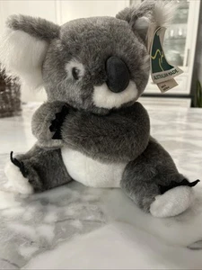 Koala Plush Stuffed Koala Animal Australian Tags 10” - Picture 1 of 8