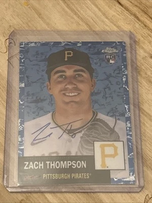 2022 Topps Chrome Platinum Anniversary - Chrome Platinum Autographs Zach... - Image 1 of 2