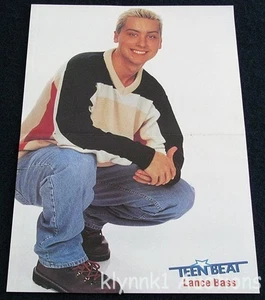 Lance Bass NSync Poster Centerfold Collectible 3626A LFO on back - Picture 1 of 2