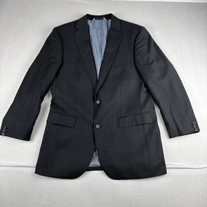Samuel Windsor Herren Blazer Nadelstreifen anthrazit 40R 100% Wolle #BV22J Büro - Bild 1 von 11