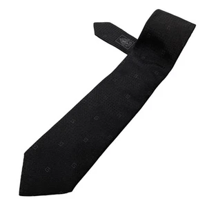 Auth GUCCI - Black Men's Tie - Picture 1 of 5